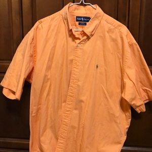 Short sleeve button down shirt.
